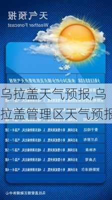 乌拉盖天气预报,乌拉盖管理区天气预报