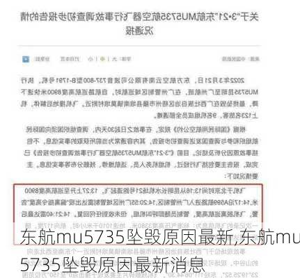 东航mu5735坠毁原因最新,东航mu5735坠毁原因最新消息