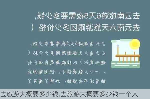 去旅游大概要多少钱,去旅游大概要多少钱一个人-第1张图片-奥莱旅游网