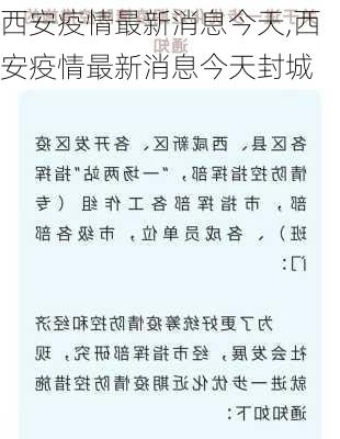 西安疫情最新消息今天,西安疫情最新消息今天封城-第2张图片-奥莱旅游网