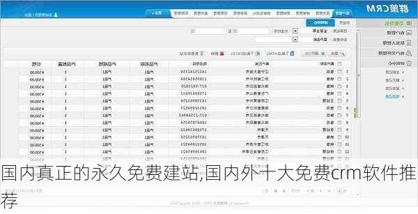 国内真正的永久免费建站,国内外十大免费crm软件推荐-第2张图片-奥莱旅游网