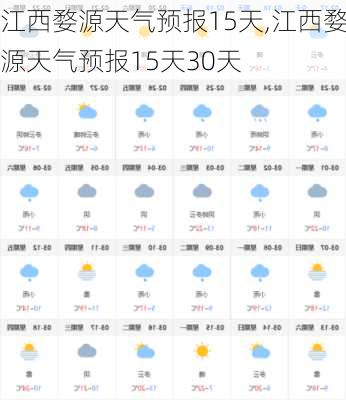 江西婺源天气预报15天,江西婺源天气预报15天30天