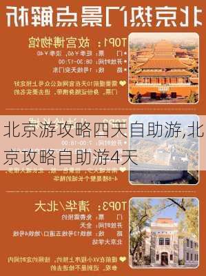 北京游攻略四天自助游,北京攻略自助游4天-第1张图片-奥莱旅游网