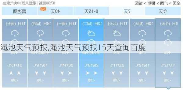 渑池天气预报,渑池天气预报15天查询百度-第2张图片-奥莱旅游网