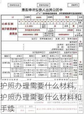 护照办理需要什么材料,护照办理需要什么材料和手续-第1张图片-奥莱旅游网