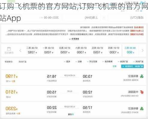 订购飞机票的官方网站,订购飞机票的官方网站App-第3张图片-奥莱旅游网