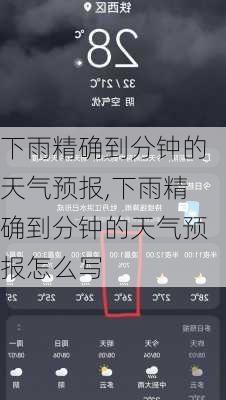 下雨精确到分钟的天气预报,下雨精确到分钟的天气预报怎么写-第2张图片-奥莱旅游网