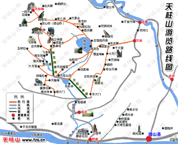 天柱山一日游,天柱山一日游最佳路线-第3张图片-奥莱旅游网