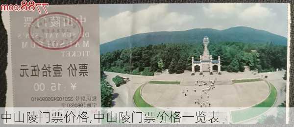 中山陵门票价格,中山陵门票价格一览表-第3张图片-奥莱旅游网