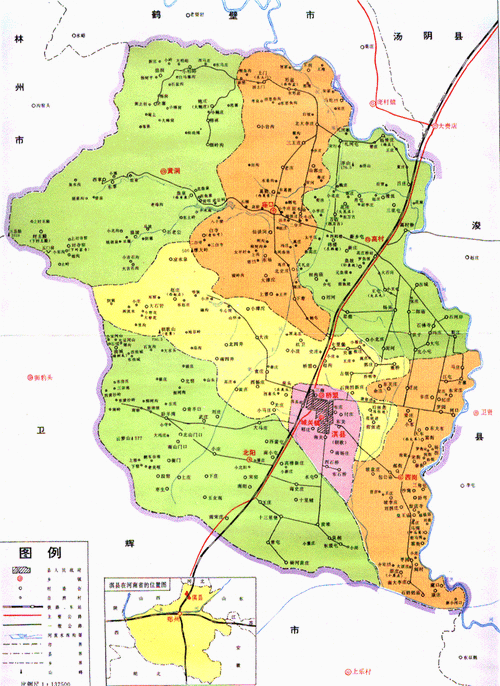 淇县地图,淇县地图乡镇村全图-第1张图片-奥莱旅游网