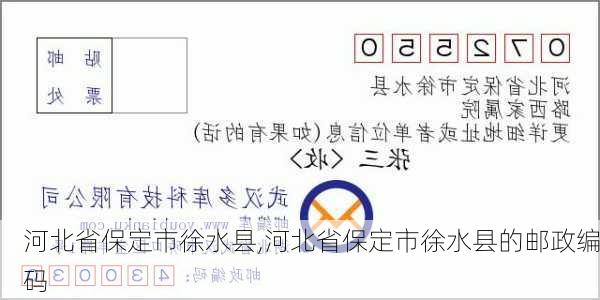 河北省保定市徐水县,河北省保定市徐水县的邮政编码