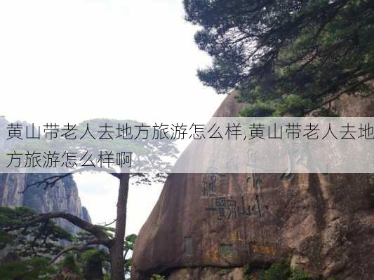 黄山带老人去地方旅游怎么样,黄山带老人去地方旅游怎么样啊-第3张图片-奥莱旅游网