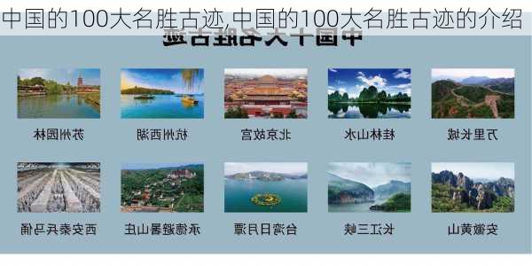 中国的100大名胜古迹,中国的100大名胜古迹的介绍-第1张图片-奥莱旅游网