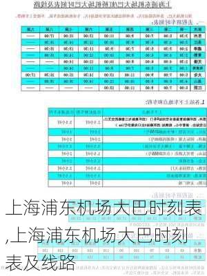 上海浦东机场大巴时刻表,上海浦东机场大巴时刻表及线路-第1张图片-奥莱旅游网