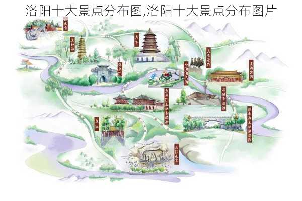 洛阳十大景点分布图,洛阳十大景点分布图片-第3张图片-奥莱旅游网