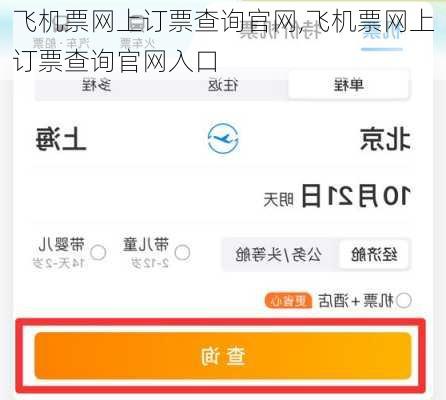 飞机票网上订票查询官网,飞机票网上订票查询官网入口-第2张图片-奥莱旅游网