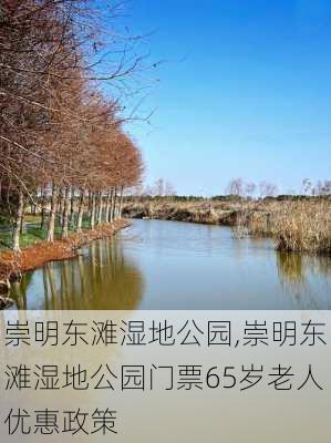 崇明东滩湿地公园,崇明东滩湿地公园门票65岁老人优惠政策-第2张图片-奥莱旅游网