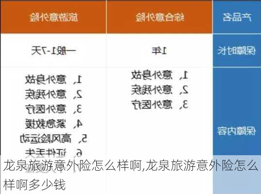 龙泉旅游意外险怎么样啊,龙泉旅游意外险怎么样啊多少钱-第3张图片-奥莱旅游网