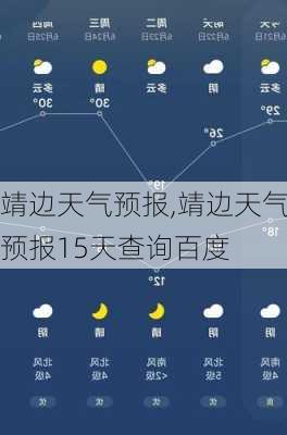 靖边天气预报,靖边天气预报15天查询百度-第3张图片-奥莱旅游网