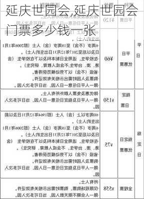 延庆世园会,延庆世园会门票多少钱一张-第3张图片-奥莱旅游网