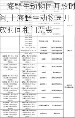 上海野生动物园开放时间,上海野生动物园开放时间和门票费-第3张图片-奥莱旅游网