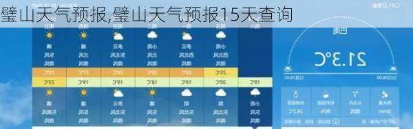 璧山天气预报,璧山天气预报15天查询-第3张图片-奥莱旅游网