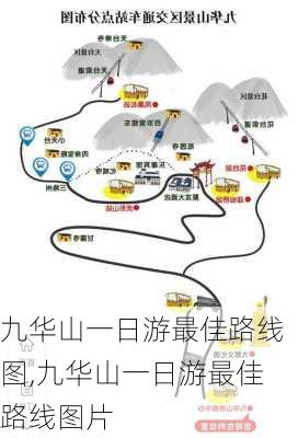 九华山一日游最佳路线图,九华山一日游最佳路线图片-第1张图片-奥莱旅游网