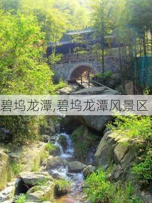 碧坞龙潭,碧坞龙潭风景区-第1张图片-奥莱旅游网