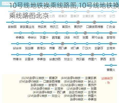 10号线地铁换乘线路图,10号线地铁换乘线路图北京-第3张图片-奥莱旅游网