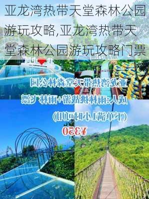 亚龙湾热带天堂森林公园游玩攻略,亚龙湾热带天堂森林公园游玩攻略门票-第3张图片-奥莱旅游网