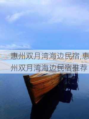 惠州双月湾海边民宿,惠州双月湾海边民宿推荐