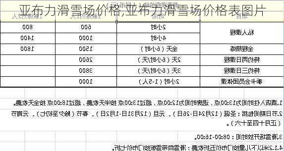 亚布力滑雪场价格,亚布力滑雪场价格表图片-第3张图片-奥莱旅游网