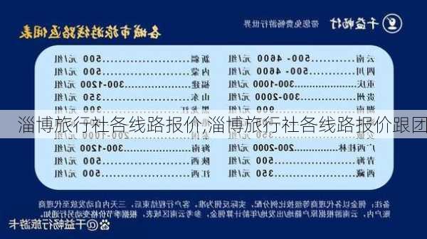 淄博旅行社各线路报价,淄博旅行社各线路报价跟团-第3张图片-奥莱旅游网