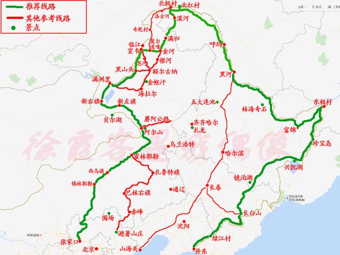 东北游最佳路线图,东北游最佳路线图片-第3张图片-奥莱旅游网