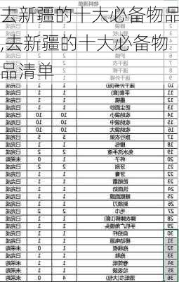 去新疆的十大必备物品,去新疆的十大必备物品清单-第2张图片-奥莱旅游网