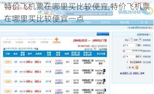 特价飞机票在哪里买比较便宜,特价飞机票在哪里买比较便宜一点-第3张图片-奥莱旅游网
