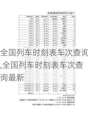 全国列车时刻表车次查询,全国列车时刻表车次查询最新-第3张图片-奥莱旅游网