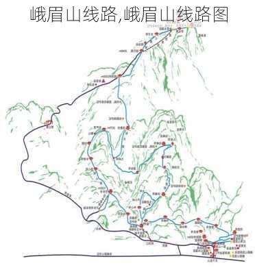 峨眉山线路,峨眉山线路图-第1张图片-奥莱旅游网