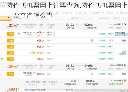 特价飞机票网上订票查询,特价飞机票网上订票查询怎么查-第2张图片-奥莱旅游网