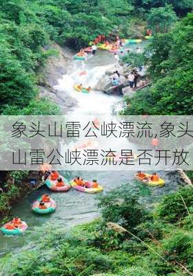 象头山雷公峡漂流,象头山雷公峡漂流是否开放-第2张图片-奥莱旅游网