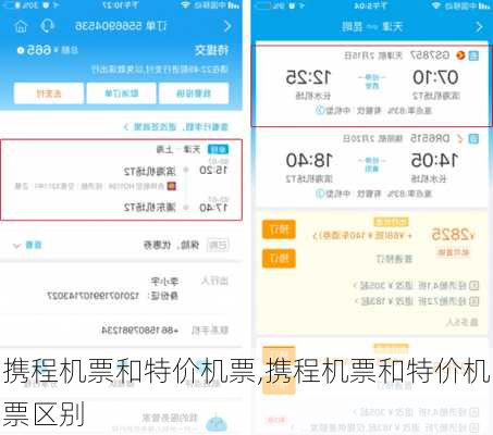 携程机票和特价机票,携程机票和特价机票区别-第2张图片-奥莱旅游网
