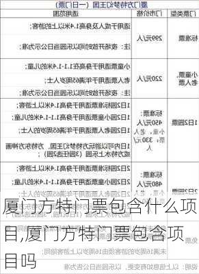 厦门方特门票包含什么项目,厦门方特门票包含项目吗-第2张图片-奥莱旅游网