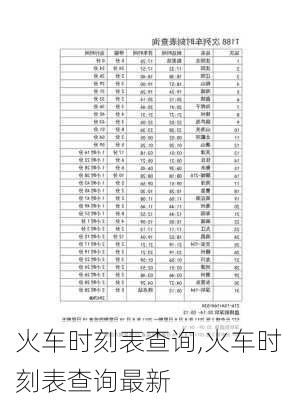 火车时刻表查询,火车时刻表查询最新-第1张图片-奥莱旅游网