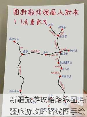 新疆旅游攻略路线图,新疆旅游攻略路线图手绘-第2张图片-奥莱旅游网