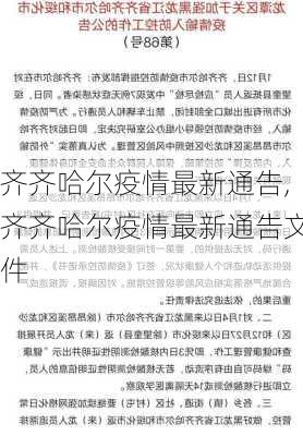 齐齐哈尔疫情最新通告,齐齐哈尔疫情最新通告文件-第1张图片-奥莱旅游网