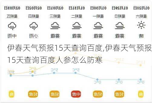 伊春天气预报15天查询百度,伊春天气预报15天查询百度人参怎么防寒-第3张图片-奥莱旅游网