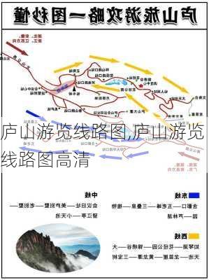 庐山游览线路图,庐山游览线路图高清-第1张图片-奥莱旅游网