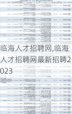 临海人才招聘网,临海人才招聘网最新招聘2023-第1张图片-奥莱旅游网