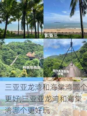 三亚亚龙湾和海棠湾哪个更好,三亚亚龙湾和海棠湾哪个更好玩-第2张图片-奥莱旅游网