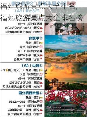 福州旅游景点大全排名,福州旅游景点大全排名榜-第3张图片-奥莱旅游网